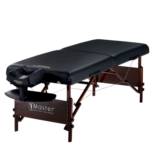 Master Massage 30" Del Ray Pro Portable Massage Table with Adjustable Table Height, 750lbs. Working Capacity- Massage Bed, Tattoo Table, Lash Table