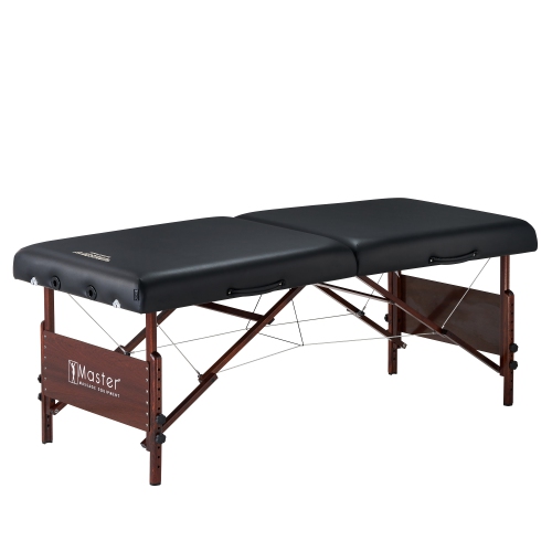 Master Massage 30" Del Ray Pro Portable Massage Table with Adjustable Table Height, 750lbs. Working Capacity- Massage Bed, Tattoo Table, Lash Table