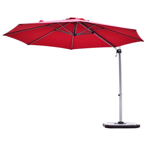 TopBuy – Paraluie de patio de 11 pi pour parasol en porte-à-faux