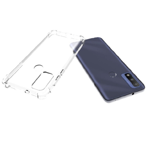TopSave Extra Corner Bumper Soft Rubber Gel TPU Case For Motorola Moto G Pure, Clear