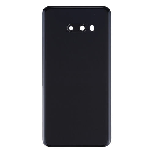 Replacement Back Housing Glass Cover With Camera Lens For LG G8X ThinQ - New Aurora Black