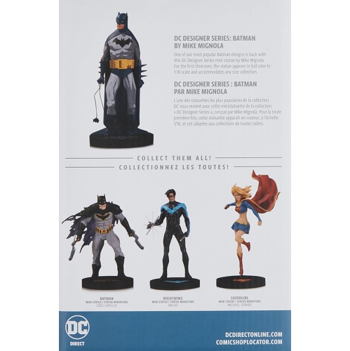 DC Designer Series 7 Inch Statue Figure Mini - Batman by Mignola