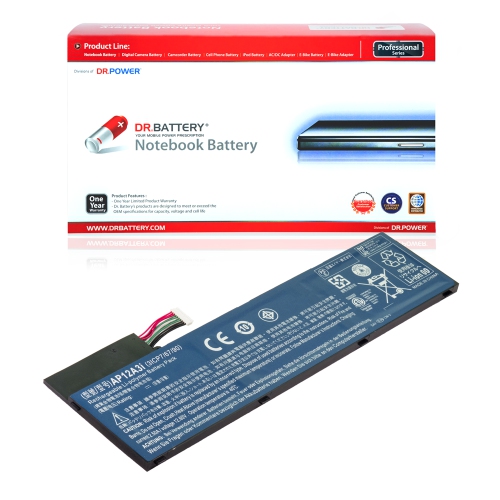 DR. BATTERY  Ap12A3I Ap12A31 Ap12A4I Ap12A41 Battery Replacement for Acer Aspire M5-581T M5-481Pt M5-581T-6807 Aspire Timeline Ultra M5-481T [11.1 V