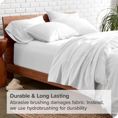 Bare Home Sheet Set - Premium 1800 Ultra-Soft Microfiber - Double Brushed - Hypoallergenic - Wrinkle Resistant