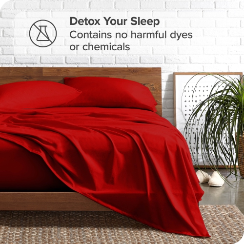 Bare Home Sheet Set - Premium 1800 Ultra-Soft Microfiber - Double Brushed - Hypoallergenic - Wrinkle Resistant