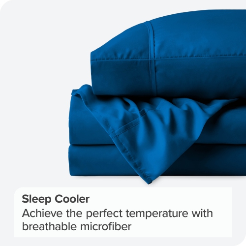 Bare Home Sheet Set - Premium 1800 Ultra-Soft Microfiber - Double Brushed - Hypoallergenic - Wrinkle Resistant