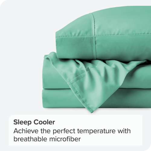 Bare Home Sheet Set - Premium 1800 Ultra-Soft Microfiber - Double Brushed - Hypoallergenic - Wrinkle Resistant