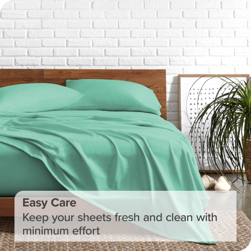 Bare Home Sheet Set - Premium 1800 Ultra-Soft Microfiber - Double Brushed - Hypoallergenic - Wrinkle Resistant