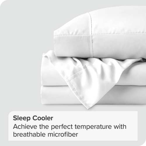 Bare Home Sheet Set - Premium 1800 Ultra-Soft Microfiber - Double Brushed - Hypoallergenic - Wrinkle Resistant