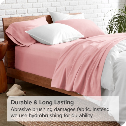 Bare Home Sheet Set - Premium 1800 Ultra-Soft Microfiber - Double Brushed - Hypoallergenic - Wrinkle Resistant