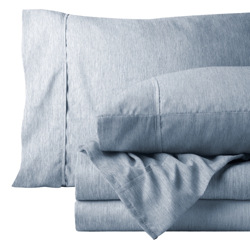 Bare Home Sheet Set - Premium 1800 Ultra-Soft Microfiber - Double Brushed - Hypoallergenic - Wrinkle Resistant