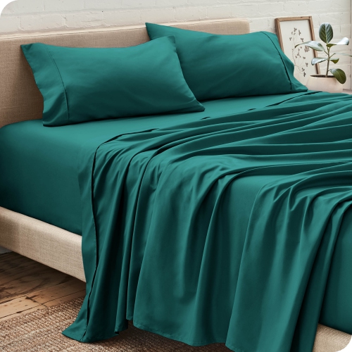Bare Home Sheet Set - Premium 1800 Ultra-Soft Microfiber - Double Brushed - Hypoallergenic - Wrinkle Resistant