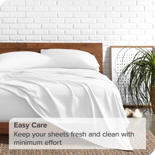 Bare Home Sheet Set - Premium 1800 Ultra-Soft Microfiber - Double Brushed - Hypoallergenic - Wrinkle Resistant