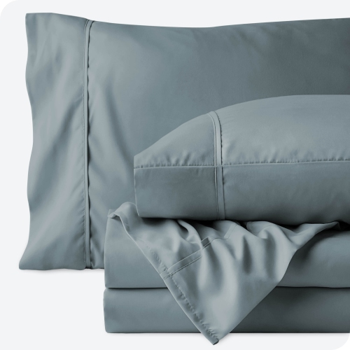 Bare Home Sheet Set - Premium 1800 Ultra-Soft Microfiber - Double Brushed - Hypoallergenic - Wrinkle Resistant