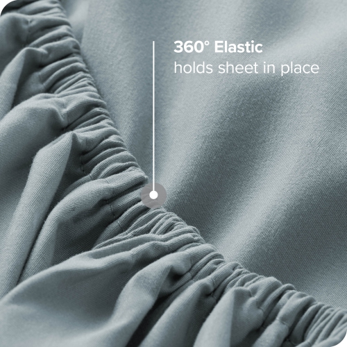 Bare Home Sheet Set - Premium 1800 Ultra-Soft Microfiber - Double Brushed - Hypoallergenic - Wrinkle Resistant