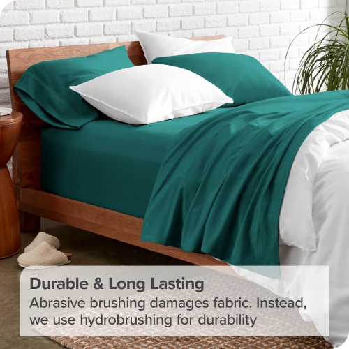 Bare Home Sheet Set - Premium 1800 Ultra-Soft Microfiber - Double Brushed - Hypoallergenic - Wrinkle Resistant