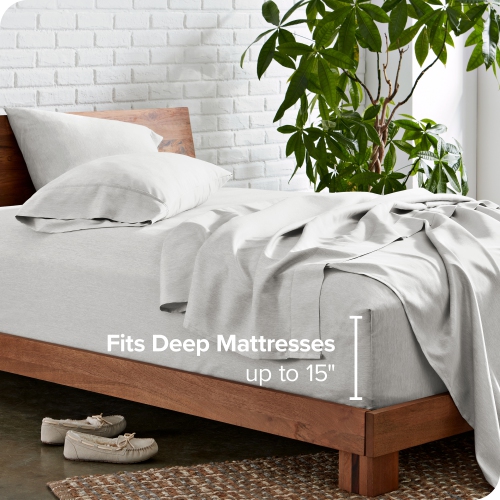 Bare Home Sheet Set - Premium 1800 Ultra-Soft Microfiber - Double Brushed - Hypoallergenic - Wrinkle Resistant