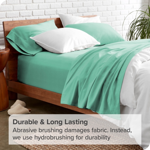 Bare Home Sheet Set - Premium 1800 Ultra-Soft Microfiber - Double Brushed - Hypoallergenic - Wrinkle Resistant