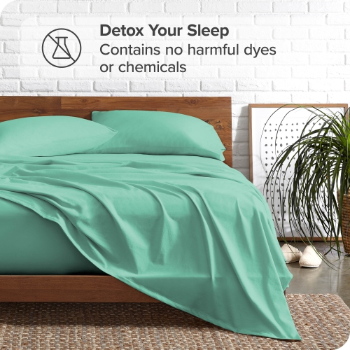 Bare Home Sheet Set - Premium 1800 Ultra-Soft Microfiber - Double Brushed - Hypoallergenic - Wrinkle Resistant