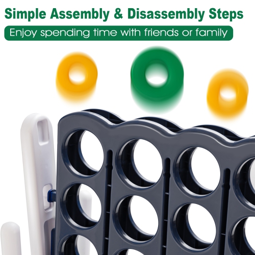 Topbuy Jumbo 4-to-Score Giant Game Set Giant 4 in A Row Game Set