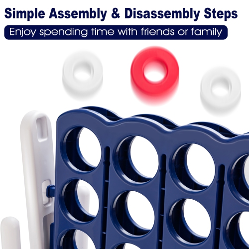 Topbuy Jumbo 4-to-Score Giant Game Set Giant 4 in A Row Game Set