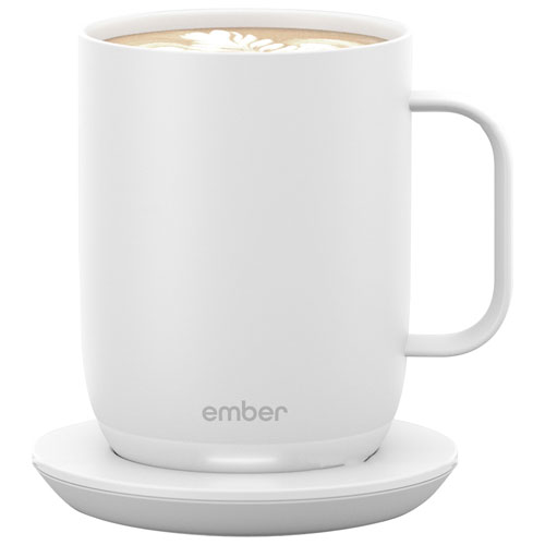 Tasse intelligente à régulation thermique de 414 ml Mug 2 d'Ember - Blanc
