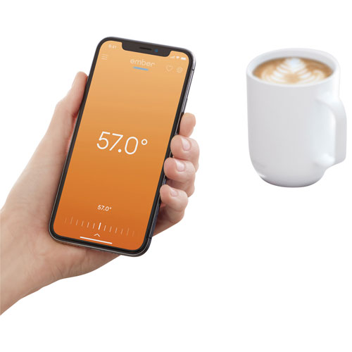 Tasse intelligente à régulation thermique de 414 ml Mug 2 d'Ember - Blanc