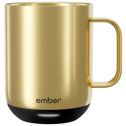Tasse intelligente à régulation thermique de 295 ml Mug 2 d'Ember - Doré