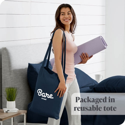 Bare Home Flannel Sheet Set 100% Cotton, Velvety Soft Heavyweight - Double Brushed Flannel - Deep Pocket