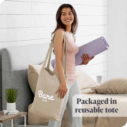 Bare Home Flannel Sheet Set 100% Cotton, Velvety Soft Heavyweight - Double Brushed Flannel - Deep Pocket