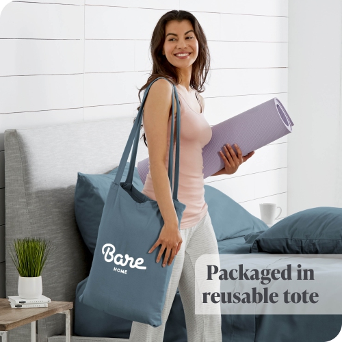 Bare Home Flannel Sheet Set 100% Cotton, Velvety Soft Heavyweight - Double Brushed Flannel - Deep Pocket