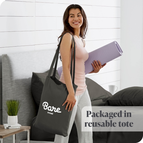 Bare Home Flannel Sheet Set 100% Cotton, Velvety Soft Heavyweight - Double Brushed Flannel - Deep Pocket