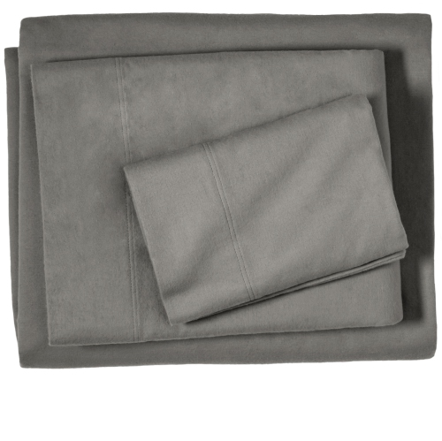 Bare Home Flannel Sheet Set 100% Cotton, Velvety Soft Heavyweight - Double Brushed Flannel - Deep Pocket