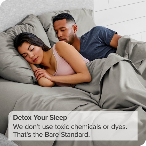 Bare Home Flannel Sheet Set 100% Cotton, Velvety Soft Heavyweight - Double Brushed Flannel - Deep Pocket