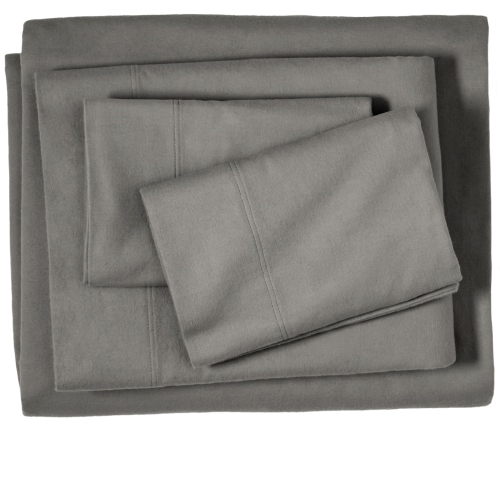Bare Home Flannel Sheet Set 100% Cotton, Velvety Soft Heavyweight - Double Brushed Flannel - Deep Pocket