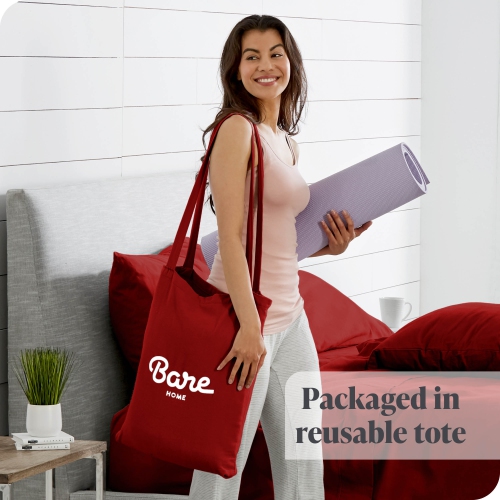 Bare Home Flannel Sheet Set 100% Cotton, Velvety Soft Heavyweight - Double Brushed Flannel - Deep Pocket