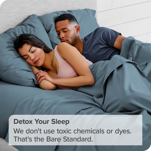 Bare Home Flannel Sheet Set 100% Cotton, Velvety Soft Heavyweight - Double Brushed Flannel - Deep Pocket