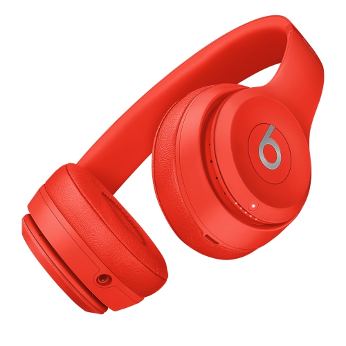 Beats by Dr. Dre Solo3 Icon On-Ear Sound Isolating Bluetooth Headphones - Citrus Red