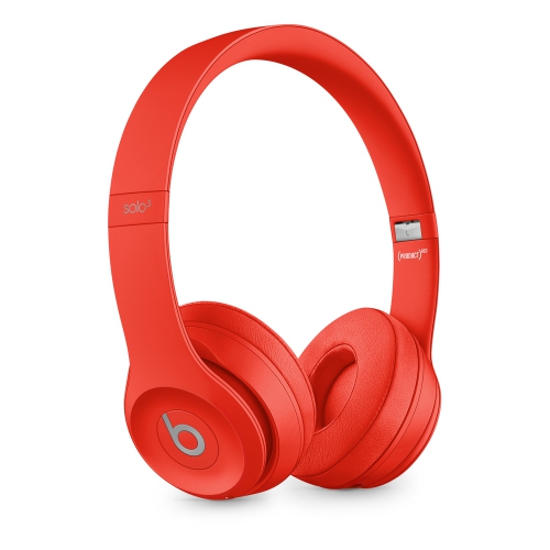 Beats by Dr. Dre Solo3 Icon On-Ear Sound Isolating Bluetooth Headphones - Citrus Red