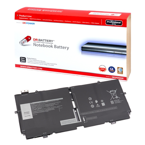 DR. BATTERY  - Replacement for Dell Xps 13 7390 2In1 / 13 7390 2-In-1 / 13 9310 2-In-1 / Xx3T7 / 52Twh / P103G / P103G001 [7.6V / 6710Mah / 51Wh]