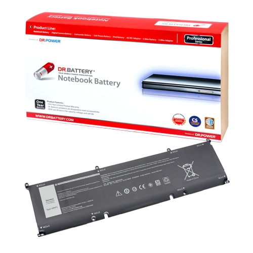 DR. BATTERY  - Replacement for Dell Xps 15 9500 / 15 9500 Core I7 4K Uhd / 69Kf2 / 70N2F / M59Jh [11.4V / 7545Mah / 86Wh]