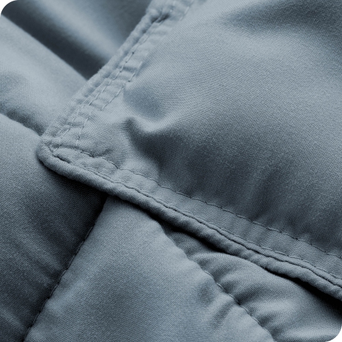 Bare Home Comforter Set - Goose Down Alternative - Ultra-Soft - Hypoallergenic - All Season Breathable Warmth - Queen, Coronet Blue