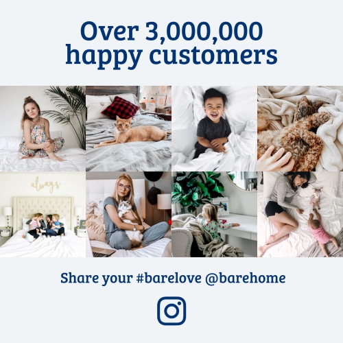 Bare Home Comforter Set - Goose Down Alternative - Ultra-Soft - Hypoallergenic - All Season Breathable Warmth - Queen, Black