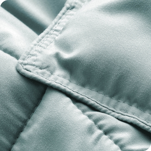 Bare Home Comforter Set - Goose Down Alternative - Ultra-Soft - Hypoallergenic - All Season Breathable Warmth - Twin/Twin XL, Light Blue