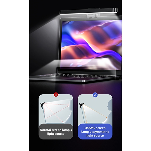 USAMS USB Monitor LED Light Bar - Clip On