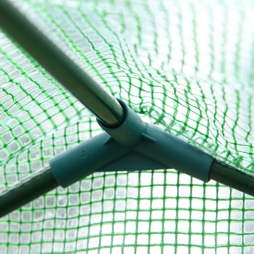 Outsunny 6'x3.3'x5.5' Walk-in Garden Greenhouse with Door and Window, Portable Mini Greenhouse for Plants Flowers Herbs, Steel Outdoor Hot House