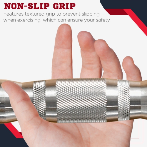 Soozier Rubber Dumbbells Weight Set, Total 50lbs, 25lbs Each, Dumbbell Hand Weight for Body Fitness Training for Home Office Gym, Black