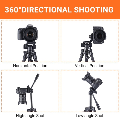 Lightweight Tripod 60" High Quality , Aluminum Travel/Camera/Phone Tripod With Carry Bag