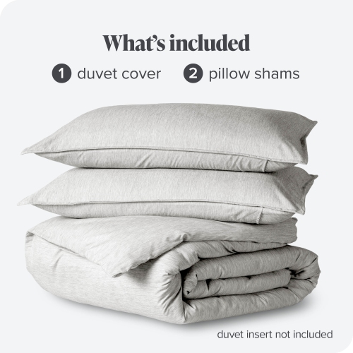 Bare Home Duvet Cover and Sham Set - Premium 1800 Ultra-Soft Brushed Microfiber - Hypoallergenic, Easy Care, Wrinkle Resistant - King/California