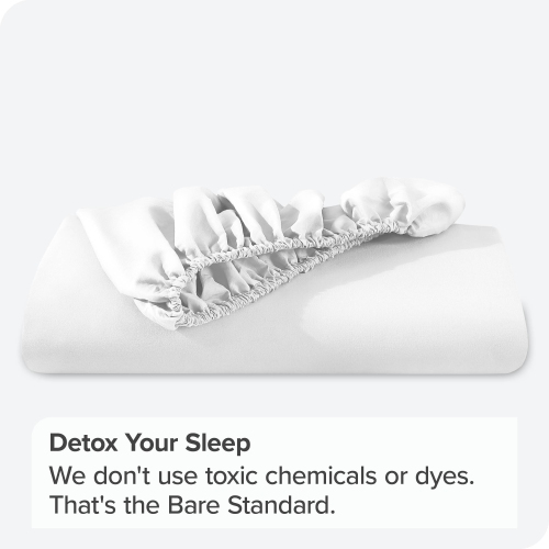 Bare Home Fitted Bottom Sheet - Premium 1800 Ultra-Soft Wrinkle Resistant Microfiber - Hypoallergenic - Deep Pocket - Twin XL, White